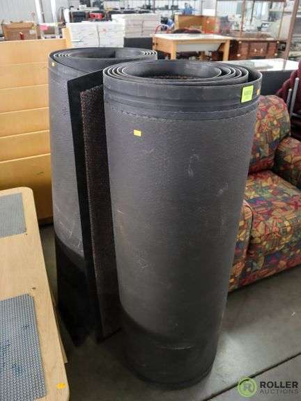 Top Roller Rug (2) Rubber Backed Rugs - Roller Auctions