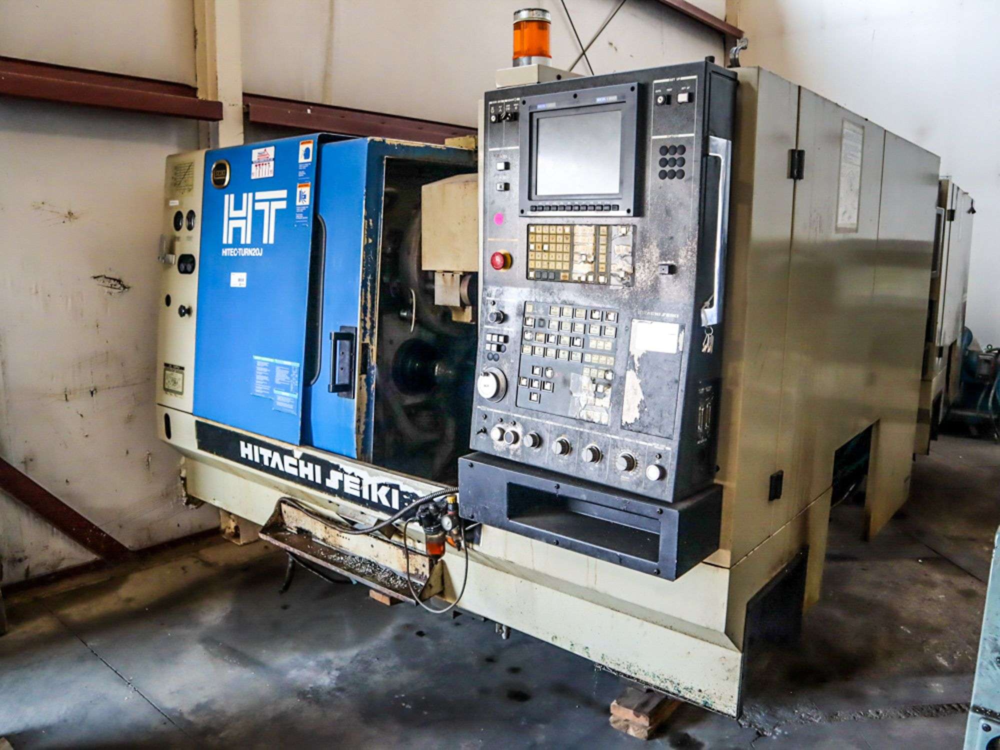 Hitachi Seiki CNC 20J Turning Center with Chip Conveyor, s/n