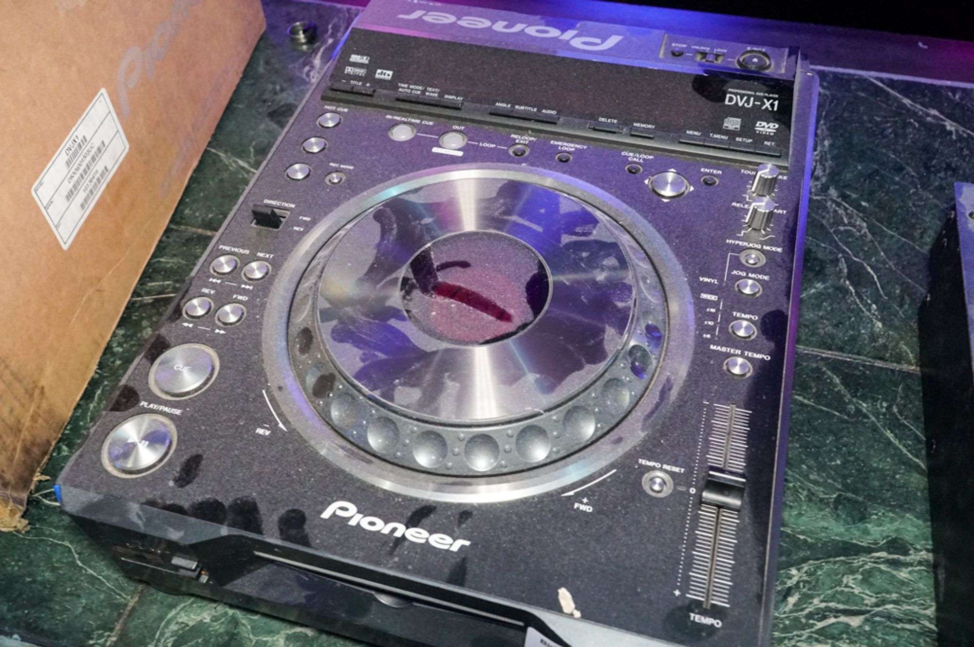 Pioneer DVJ-X1 Pro DVD DJ Video Player Turntable - Roller Auctions