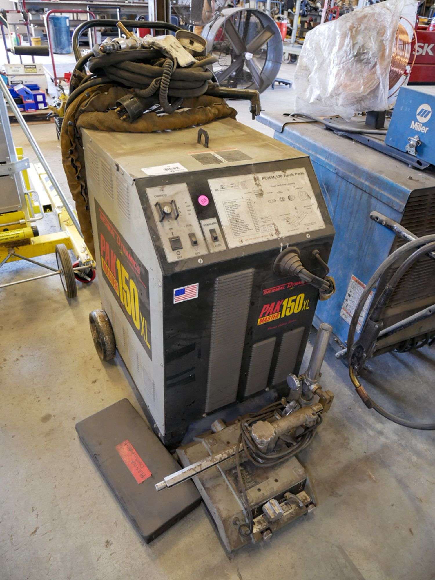 Thermal Dynamics Pakmaster 150XL Plasma Cutter with Victor Track