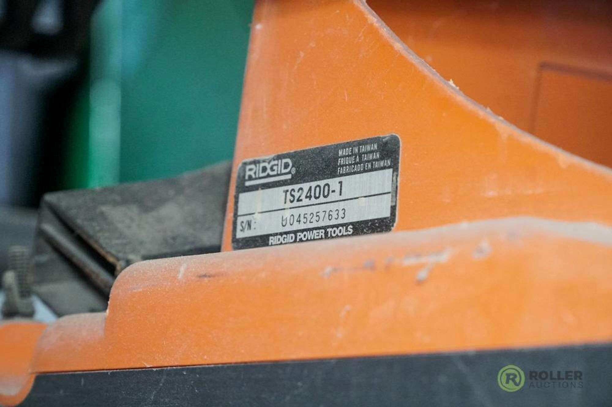 Rigid TS2400-1 Table Saw With Work-N-Haul It 2-Wheel Work