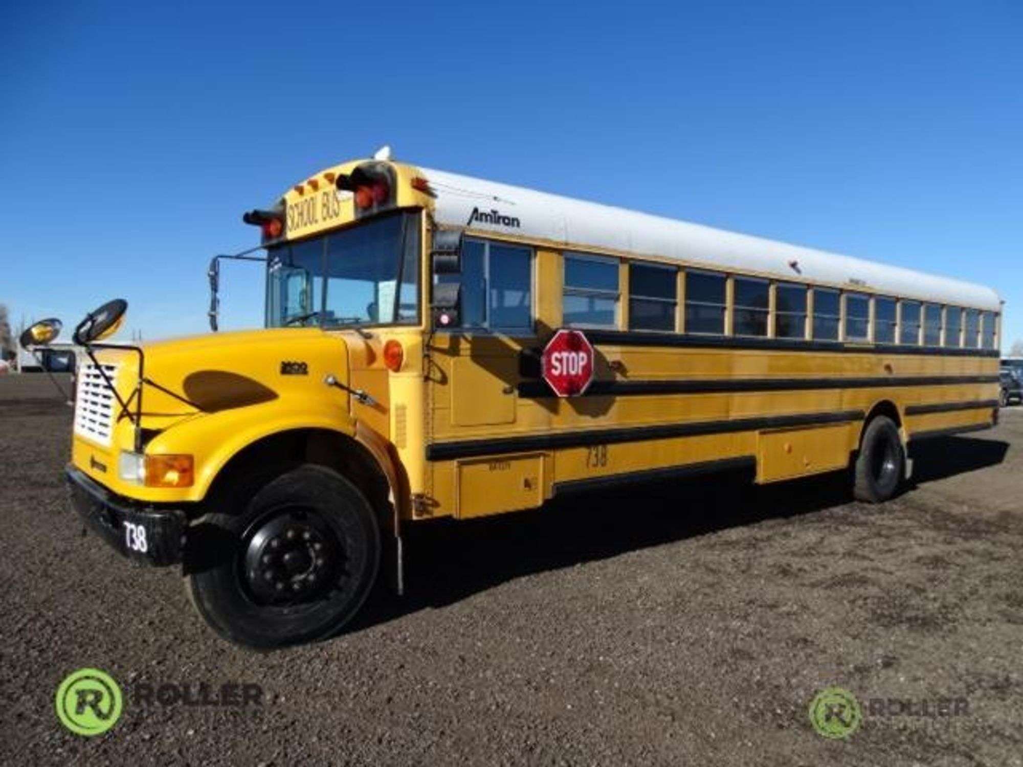 1997 INTERNATIONAL 3800 AMTRAN 77 PASSENGER SCHOOL BUS