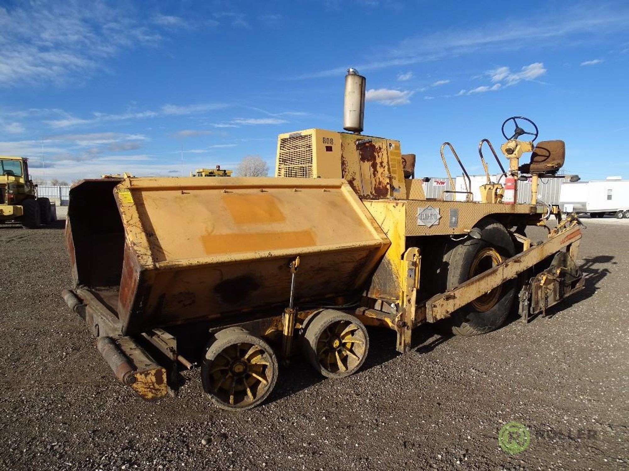 Blaw-Knox PF-180 Wheel Asphalt Paver, 6-Cylinder Diesel