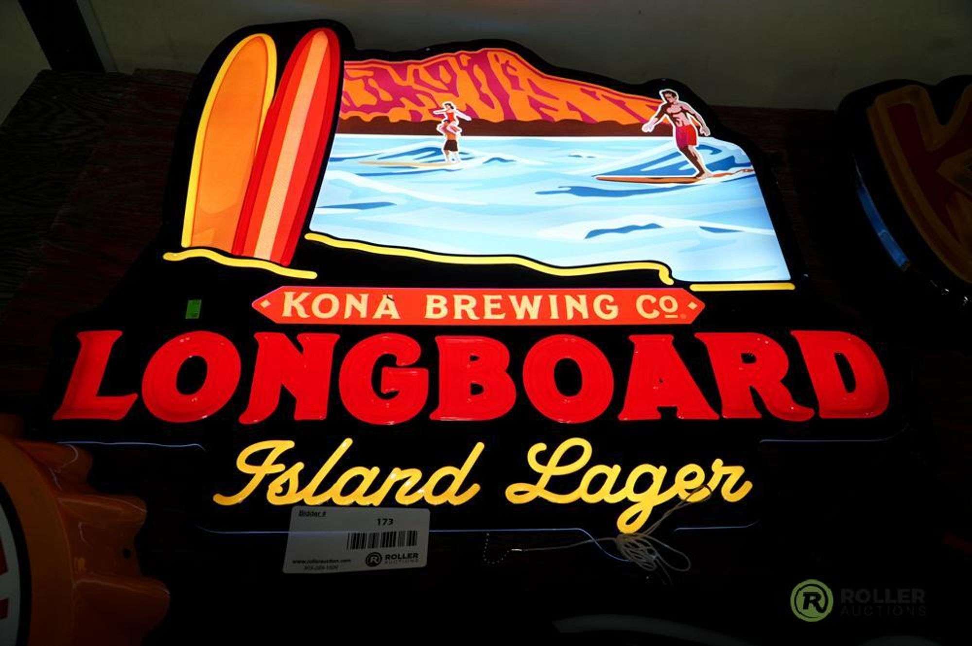 Kona Brewing LONGBOARD Island Lager サイン