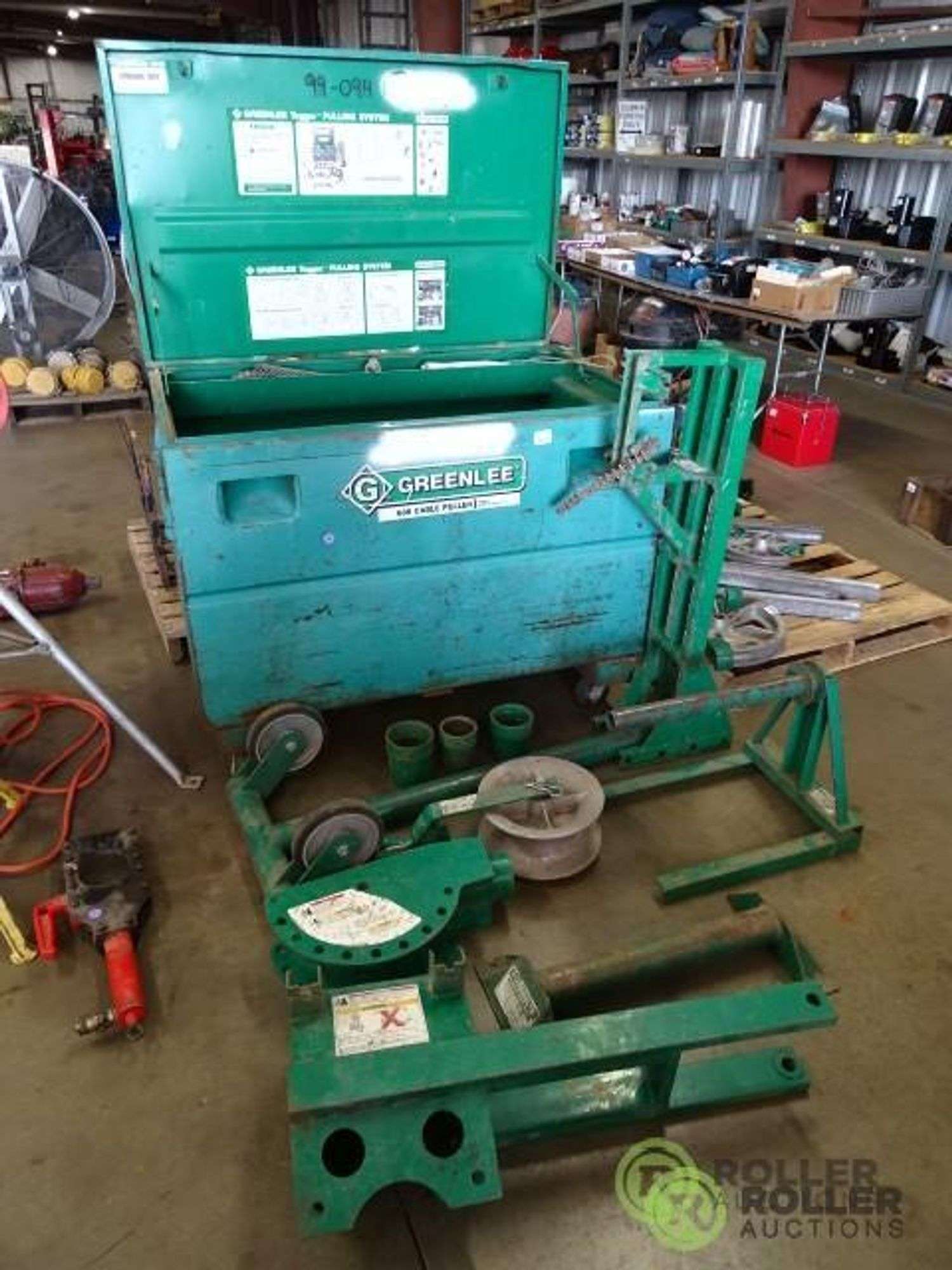【専用】PICKABLE CARRIAGE ペットカート オリーブグリーン Greenlee Tugger 686 Cable Puller System, 4000lbs Capacity, and