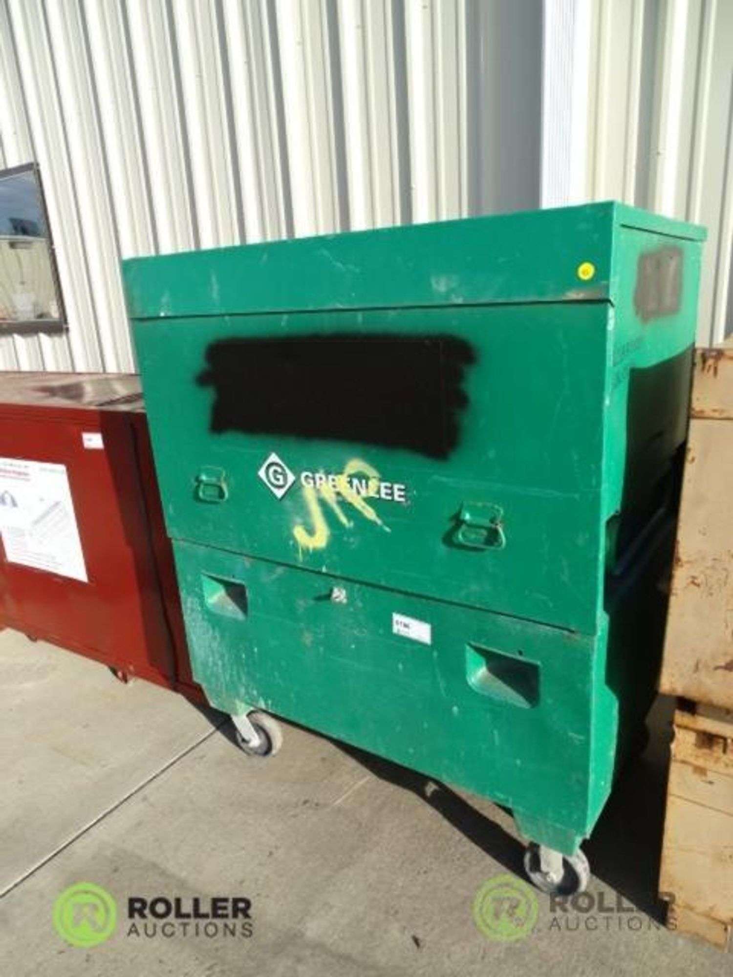 Greenlee Jobsite Gang Box on Casters - Roller Auctions