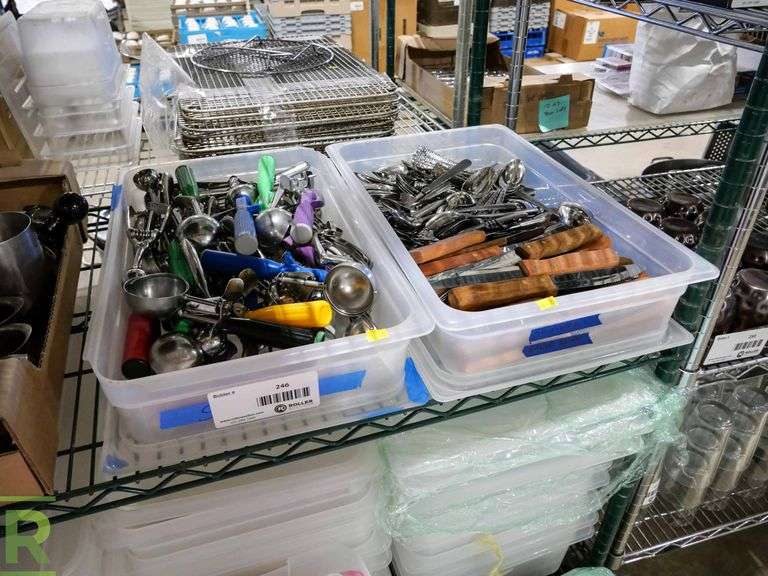 (2) Trays of Utensils - Roller Auctions