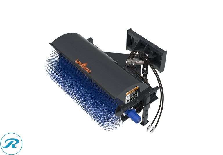 New Wolverine PAB-11-72W 72" Hydraulic Angle Broom to Fit Skid Steer ...