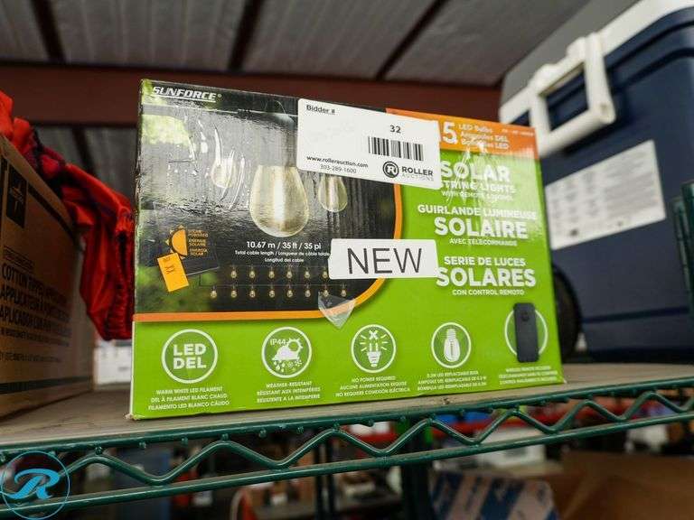 Sunforce Solar String Lights