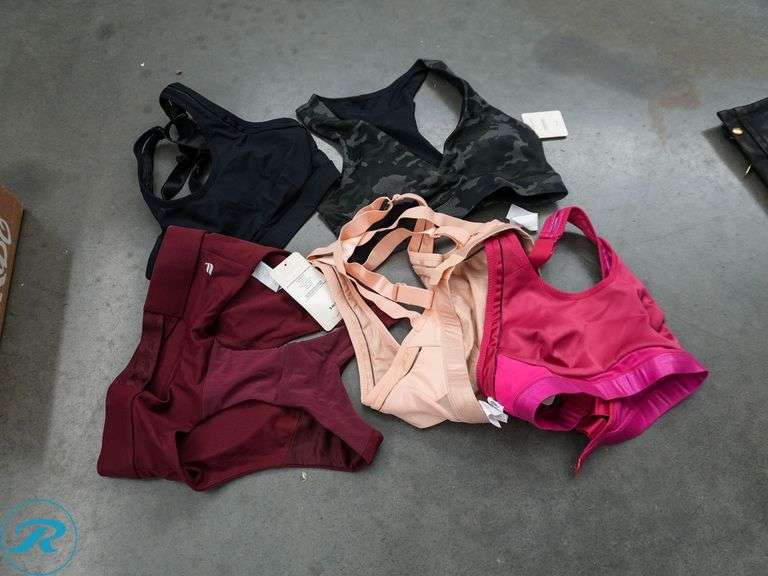 (5) Fabletic Bras, Size M