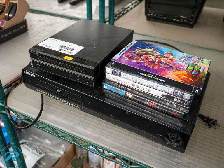 Samsung and Memorex DVD Players with DVDs