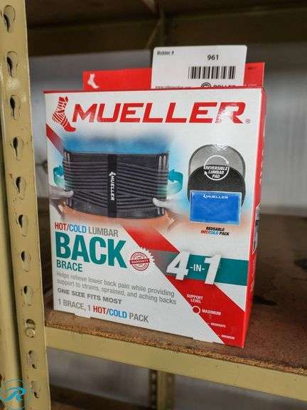 Mueller Hot/Cold Lumbar Back Brace, One Size