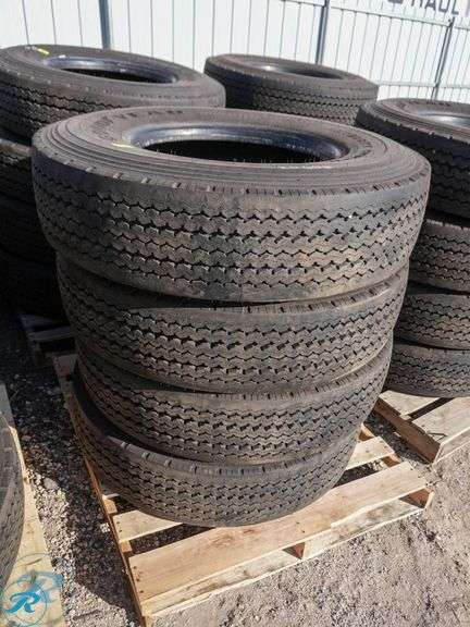 (4) 2023 Goodyear Intercity Cruiser B315/80R22.5 Semi Truck Tires