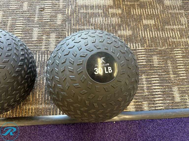 ProSource Fit Medicine Balls, 30lb, 25lb, 20lb, 15lb, 10lb - Roller Auctions