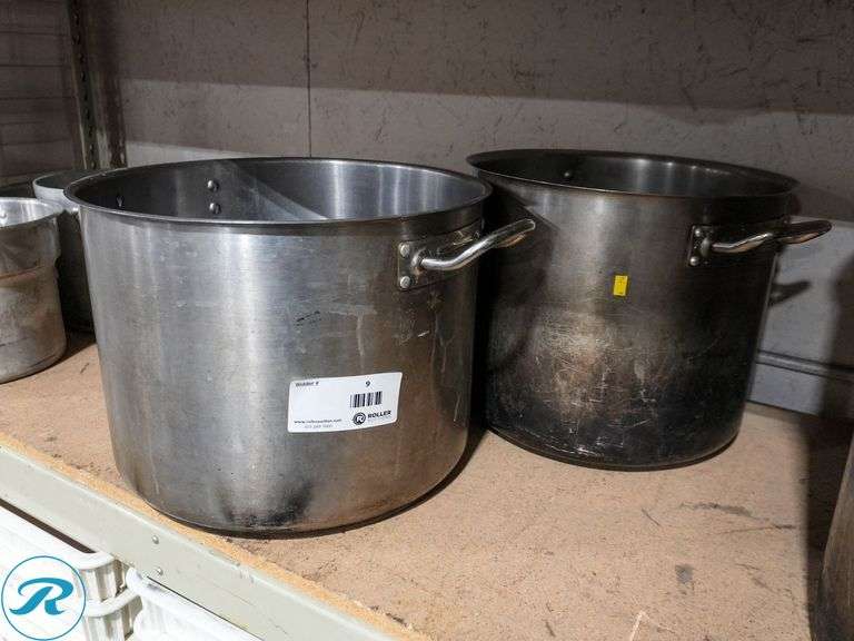 (2) Large Stock Pots