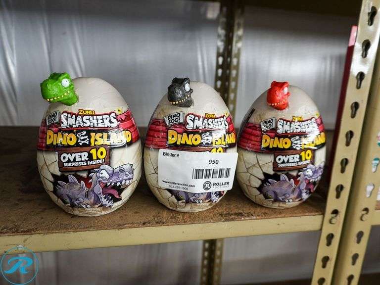 (3) Zuru Smashers Dino Island