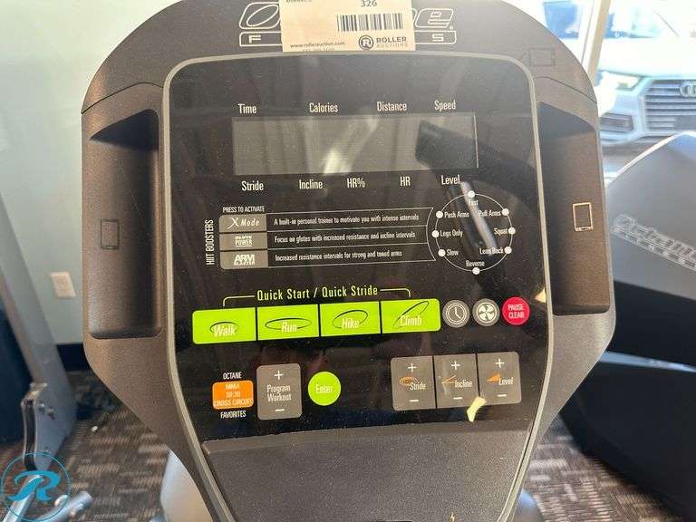 Octane Fitness XT-One Cross Trainer Standing Elliptical - Roller Auctions