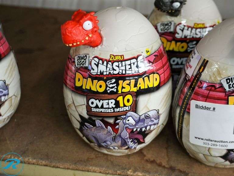 (3) Zuru Smashers Dino Island - Roller Auctions