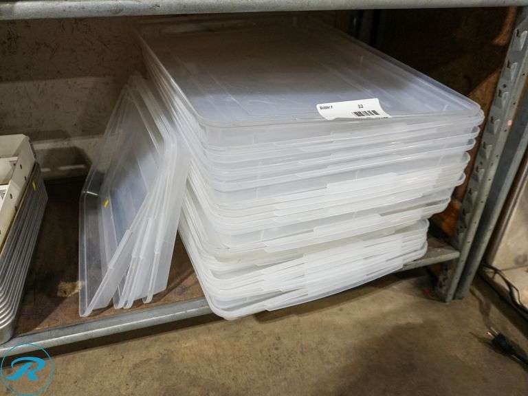 (24) Full Size Sheet Pan Covers, Plastic