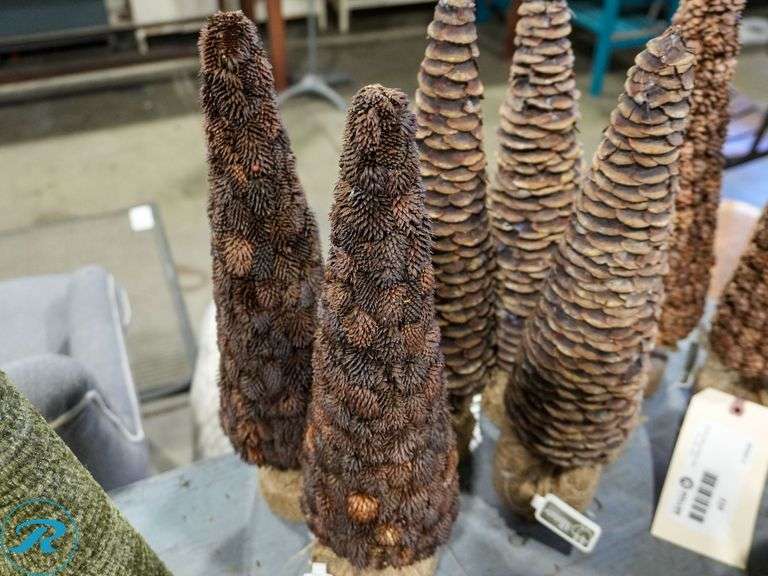 (7) Decorative Trees - Roller Auctions