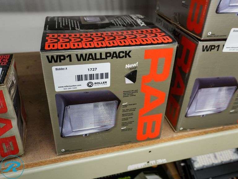 Wp1 Box RAB WP1 Wall Pack, Bronze - Roller Auctions