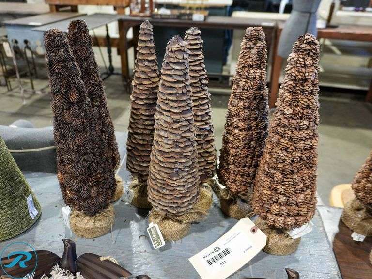 (7) Decorative Trees - Roller Auctions