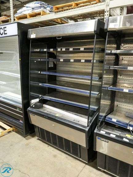 Master Bilt VOAM48-79 Open Air Refrigerated Display Merchandiser on Casters
