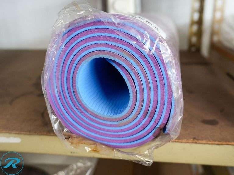 Abzon Yoga Mat, Purple and Blue - Roller Auctions