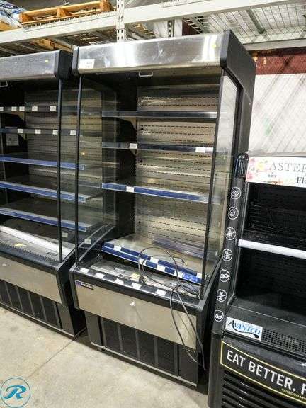 Master Bilt VOAM48-79 Open Air Refrigerated Display Merchandiser on Casters