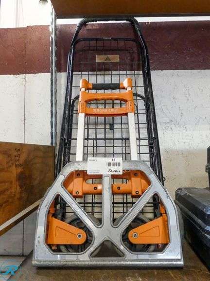 Magna Cart Folding Hand Truck and Collapsible Basket