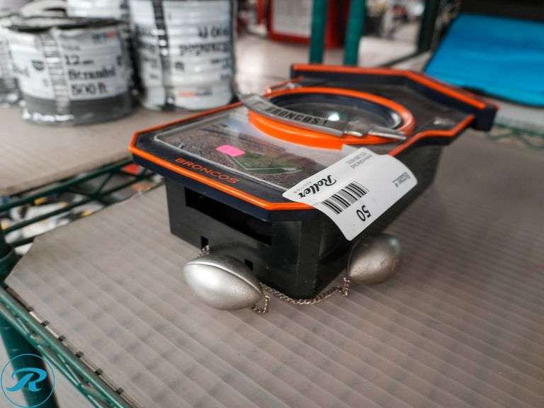 Bradford Exchange Denver Broncos Cuckoo Clock - Roller Auctions