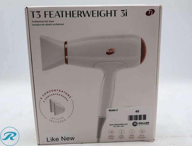 t3 featherweight luxe 3i professional hair dryer