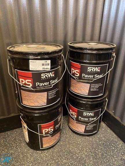 (4) 5-GALLON BUCKETS OF SRW PAVER SEAL PS-PENETRATING