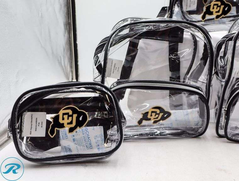 (2) CU Boulder Officially Licensed Stadium Bag Set - New - Roller Auctions