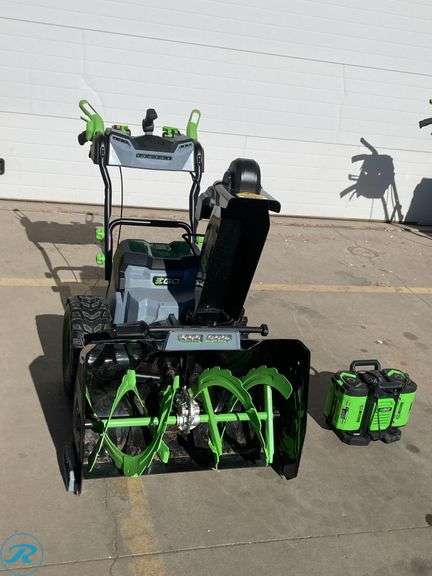 EGO POWER+ 56-volt 28-in Two-stage Self-propelled Battery Snow Blower 12 Ah (Battery Included) - Roller Auctions