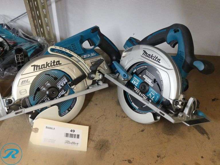 Makita XSR01 and XSH01 36V 7-1/4" Circular Saws (Tool Only)