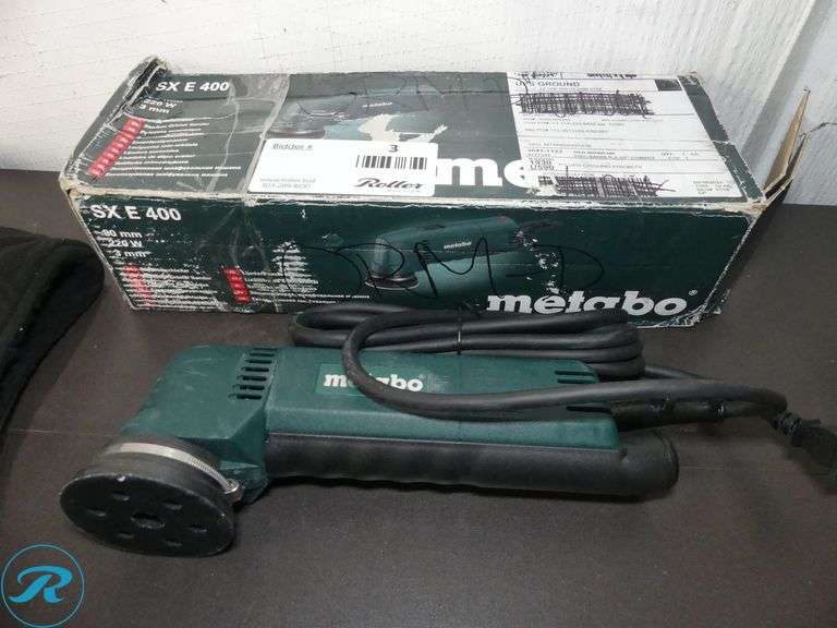 Metabo SXE400 Random Orbital Sander