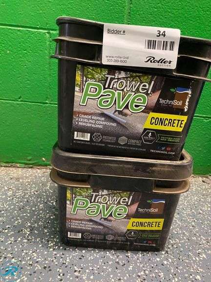 (2) TROWEL PAVE CONCRETE