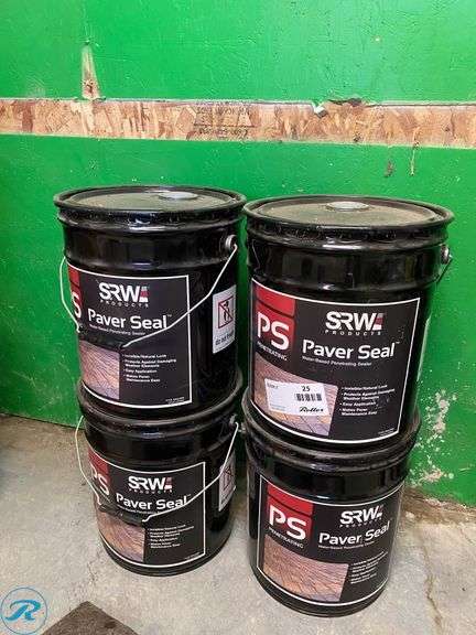 (4) 5-GALLON BUCKETS OF SRW PAVER SEAL PS-PENETRATING