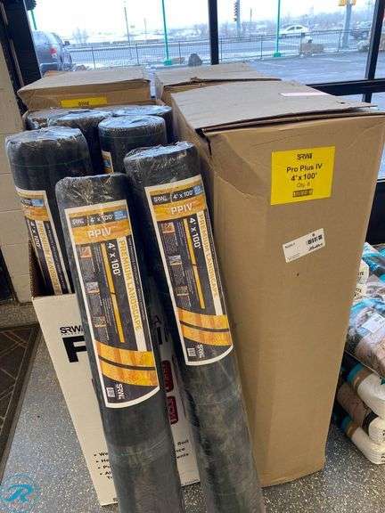 (32) ROLLS OF SRW PRO PLUS IV PREMIUM LANDSCAPING FABRIC, 4' x 100'