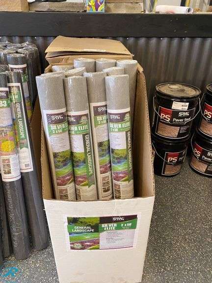 (33) ROLLS OFSRW SILVER ELITE LANDSCAPING FABRIC, 3'x50'