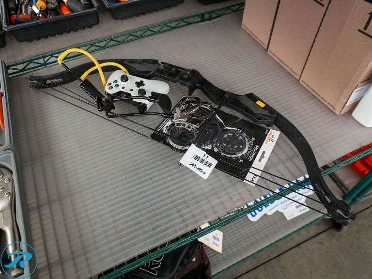 Handcuffs, Brave Scout Compund Bow and Game Controller - Roller Auctions