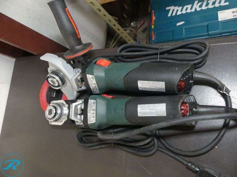 (2) Metabo WEVF10-125 Angle Grinders