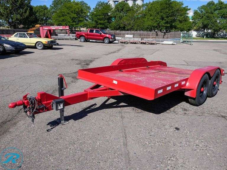 2002 Homemade T/A Tilt Deck Equipment Trailer