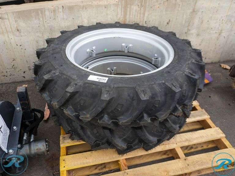 (2) Agstar 3340 11L-15 Tractor Tires - Load Range D, 8 Ply, Bias Belted - Brand New