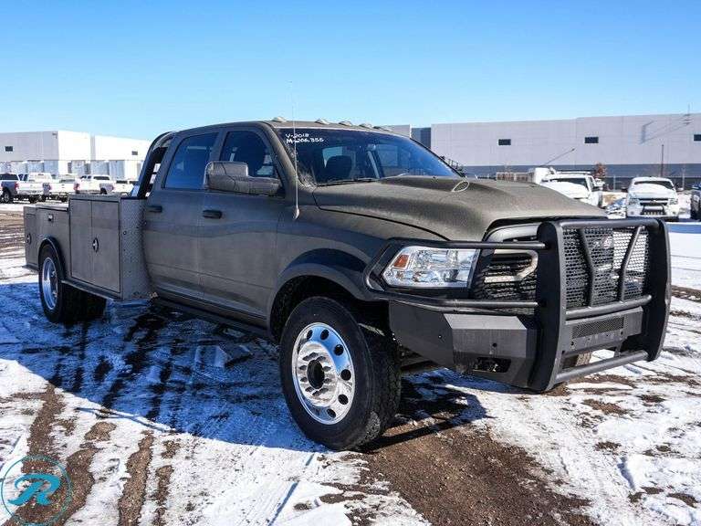 2018 Ram 5500 4WD Crew Cab Flatbed Truck - Roller Auctions