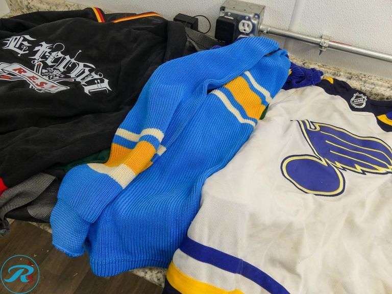 (2) Hockey Jerseys and Socks With Bag - Roller Auctions