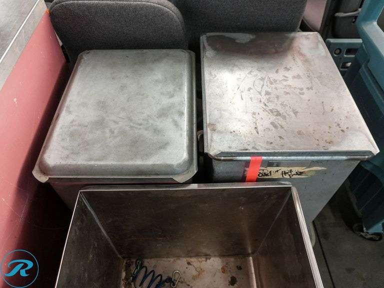 (3) Ingredient Bins - Roller Auctions