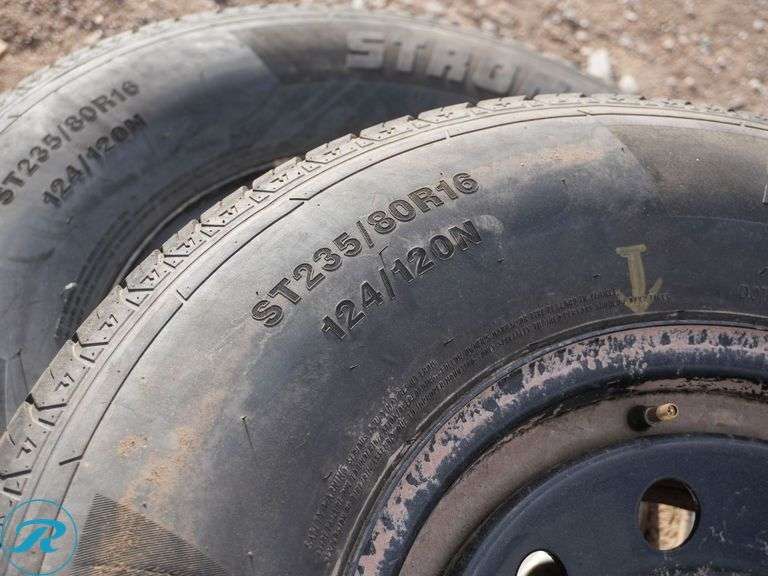 (3) Steel Wheels W/2023 Hercules Strong Guard ST235/80R16 Tires - Roller Auctions