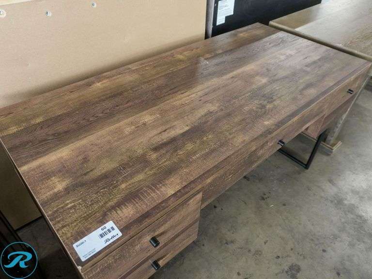 4-Drawer Desk, 63" x 29" - Roller Auctions